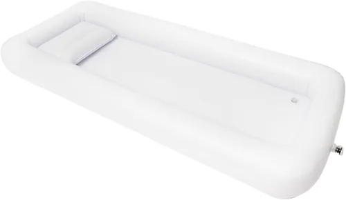 Inflatable Bathtub for Adults,Portable Bed Bath Tub for Elderly&Disabled (A)