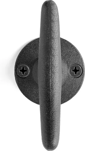 Vista 3 de Claimed Corner Ganchos de hierro fundido para abrigos, tacos de barco, decoración de entrada náutica, gancho multiusos para colgar toallas