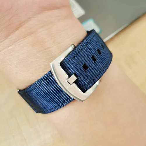 Vista 3 de Correa de reloj de liberación rápida de 0.866 in para Samsung Galaxy Watch 655 Pro43Gear S3S2Active 2, correa de nailon para reloj inteligente