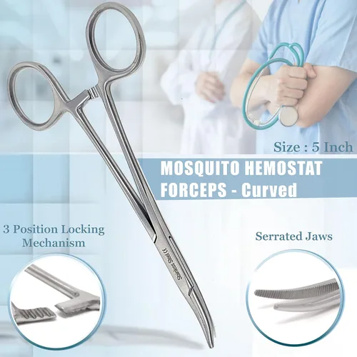 Vista 5 de A2Z Scilab Kit de disección de anatomía de laboratorio de biología avanzada con tijeras de acero inoxidable, pinzas de mango de bisturí en un