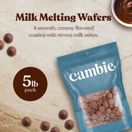 Vista 3 de Merckens Chocolate de Leche para Derretir - 5 Libras de Derretimientos de Caramelo de Leche de Calidad Premium para hacer Barras de Chocolate