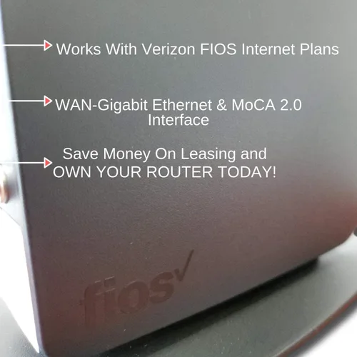 Vista 3 de Verizon W Verizon Fios G1100 Versión actualizada 2019 Router AC1750 WiFi G-1100 Quantum Gateway para planes de Internet Verizon Fios (renovado)
