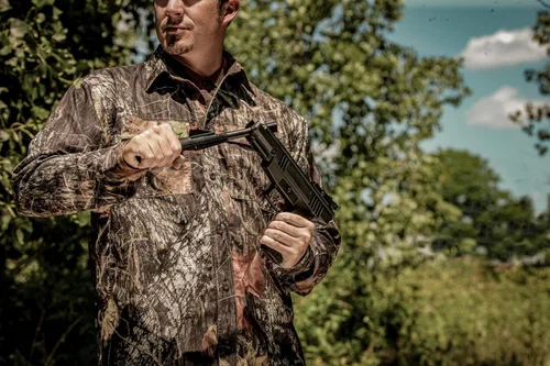 Vista 7 de Benjamin PBN17 Trail Mark II .177-Caliber NP Break Barrel Pistola de aire de caza