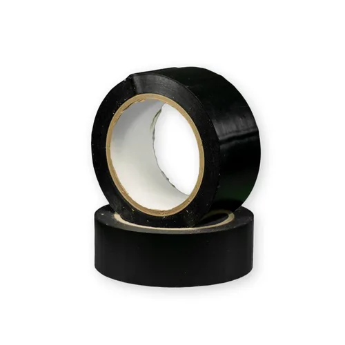 Vista 6 de Cinta de vinilo superior para pista de baile, 1.5 pulgadas x 36 yardas, 6 rollos de cinta negra para suelo, diseñada específicamente para pistas