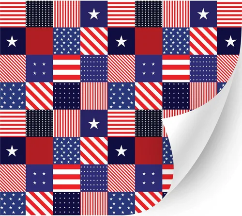 Vista 22 de HTV4U Vinilo de transferencia de calor con estampado American Theme (4 de julio, 13.5 x 12 pulgadas), vinilo para planchar, papel de transferencia