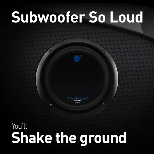 Vista 4 de Subwoofer de doble bobina de voz Planet Audio AC15D 15 pulgadas 2100 W., 8 pulgadas, 8 pulgadas, Negro