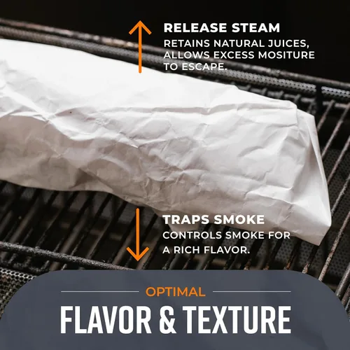 Vista 3 de Bryco Goods Rollo de papel kraft blanco de carnicero, 18 x 1200 pulgadas (100 pies), sin recubrimiento, sin encerar, papel de grado alimenticio