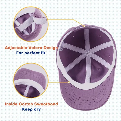 Vista 67 de Peecabe Gorra de béisbol para niños pequeños, unisex, de algodón, ajustable, para bebés, niños, gorra de béisbol para niñas de 1 a 5 años