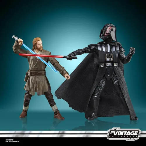 Vista 8 de STAR WARS The Vintage Collection Obi-Wan Kenobi (Showdown) y Darth Vader (Showdown), Obi-Wan Kenobi - Figuras de acción de 3.75 pulgadas, paquete