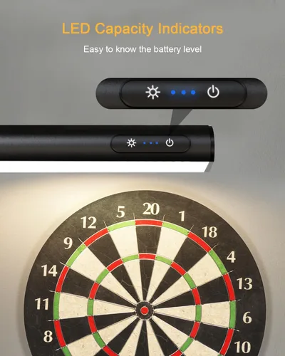 Vista 3 de GOVSSING Luces de imagen para pared, batería recargable de 4000 mAh, luz inalámbrica con control remoto, 3 temperaturas de color y brillo ajustable