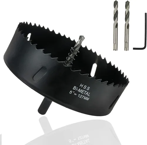 Vista 14 de Sierra de agujero de 1-1/2"/38mm para metal, madera y corte de plástico Cortador de agujeros - 2 piezas
