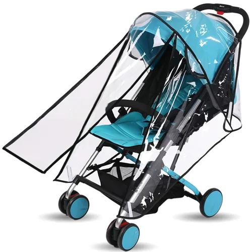 Cubierta para cochecito de bebé, paraguas protector contra el clima, accesorios de tamaño universal, protege de la lluvia, viento, nieve, polvo,