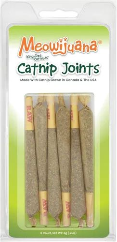 Vista 12 de Meowijuana Rollies 2-Pack Two 6-Packs King Size Catnip Rollies Hand Harvested and Rolled High Potency Catnip Grown in North America Promotes