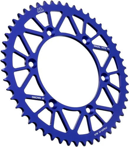 Vista 4 de JT Sprockets JTA251.48BLK Racelite Negra Anodizada de Aluminio 7075 T6 Piñón Trasero, Simple