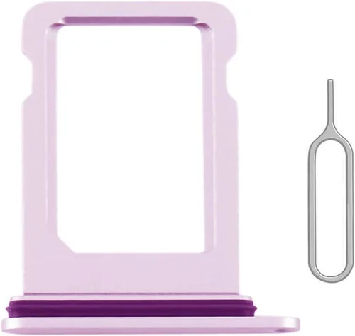 Vista 6 de Reemplazo de ranura para bandeja de tarjeta SIM para iPhone 12 (negro) con anillo de goma impermeable y pasador de expulsión