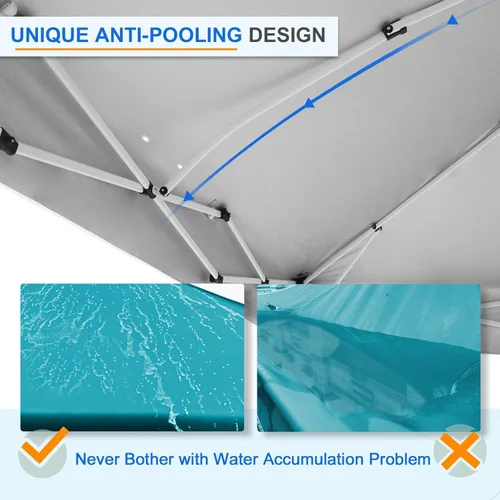 Vista 93 de EAGLE PEAK - Tienda de campaña desplegable con toldo, 1 pared lateral, fácil de montar, tienda para eventos, protección solar para exteriores, bolsa