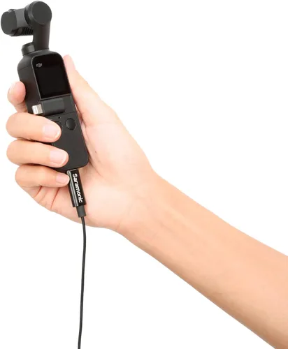 Vista 7 de Saramonic Micrófono Lavalier omnidireccional compacto con clip diseñado para DJI Osmo Pocket y DJI Pocket 2 con cable de 6.6 pies (6.6 ft)