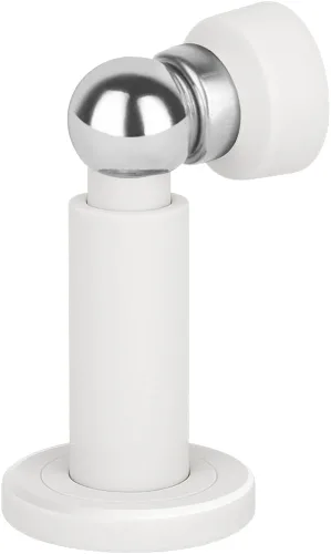 Vista 10 de Tope de puerta magnético de altura ajustable, tope magnético resistente, soporte de puerta de acero inoxidable 304 con montaje en pared y piso