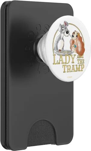 Vista 7 de Disney PopSockets de retrato simple de espagueti de Lady And The Tramp: agarre intercambiable para teléfonos y tabletas