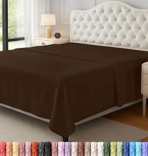 Vista 48 de Utopia Bedding Sábana encimera – Tela de microfibra cepillada suave – Sábana superior resistente al encogimiento y a la decoloración – Fácil cuidado