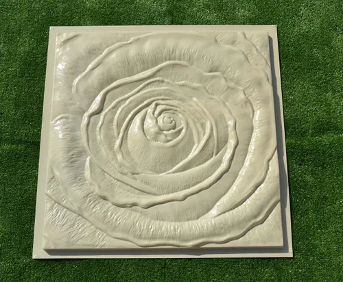 Vista 3 de BETONEX SvitMolds - Molde de pared para bricolaje, diseño de rosa, 3D, decoración de arte de pared, paneles decorativos de pared 3D01