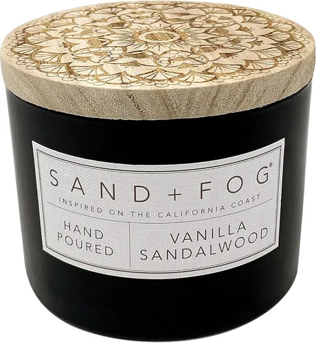 Vista 13 de Sand + Fog Vela perfumada – Pumpkin Chai – Aromas y tamaños adicionales – Mecha 100% algodón sin plomo – Velas de lujo en frasco para ambientar