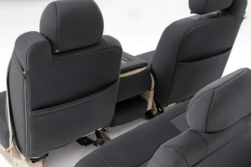 Vista 6 de Cubiertas de asiento de neopreno Rough Country para Chevy Silverado y GMC Sierra 1500 (1999-2006 y Classic) - Impermeables, resistentes a los rayos