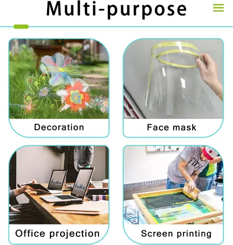 Vista 5 de Gwybkq Papel de transparencia para impresoras de inyección de tinta de 8.5 x 11 pulgadas, 100% transparente, 120 hojas