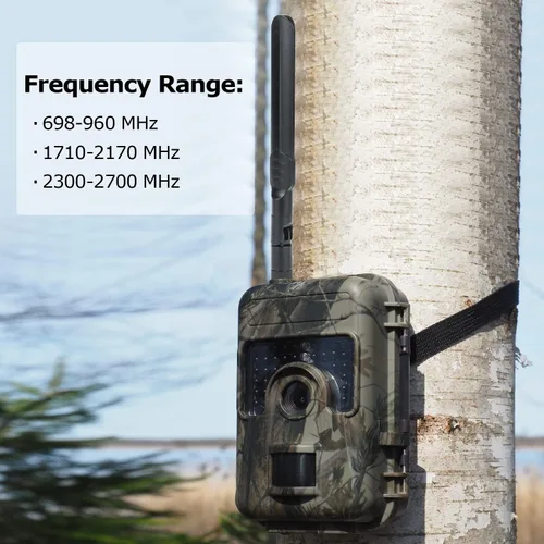 Vista 4 de Antena de cámara celular 4G LTE 8dBi RP-SMA macho de repuesto para Spypoint Stealth Cam Cámara de rastro celular, cámara de juego, cámara de caza