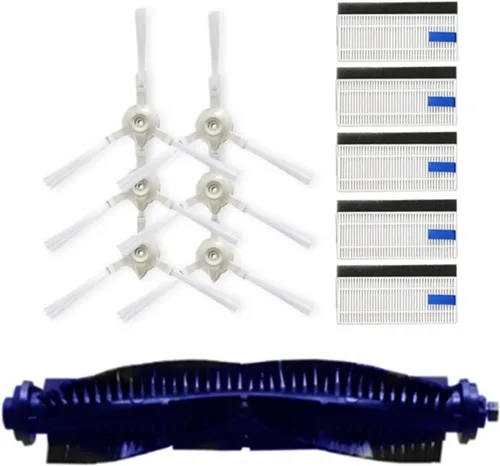 Roller Brush Side Brush HEPA Filter,Compatible for Tefal Rowenta X-plorer Serie 75 RG7687 RR7687WH Robotic Vacuum Cleaner Spare Accessories (Color :