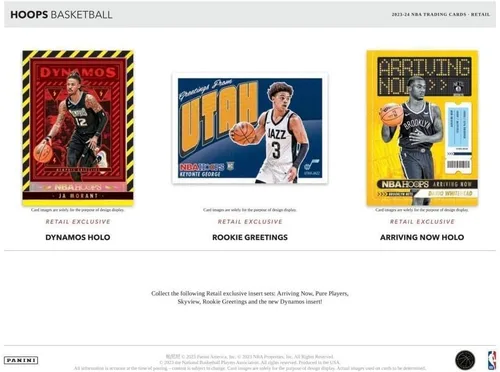 Vista 4 de 2023/24 Panini Hoops NBA Basketball BLASTER caja