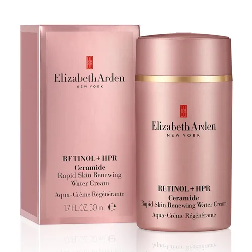Elizabeth Arden Retinol + HPR Ceramide Rapid Skin Renewing Water Cream Face Moisturizer, Anti-Aging Wrinkle Treatment, Niacinamide, Hyaluronic Acid,