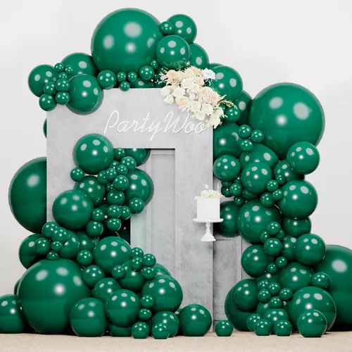 Vista 64 de PartyWoo - Globos nude de 140 piezas en diferentes tamaños de 18, 12, 10, 5 pulgadas, kit de arco de globos de color neutro y melocotón estilo boho