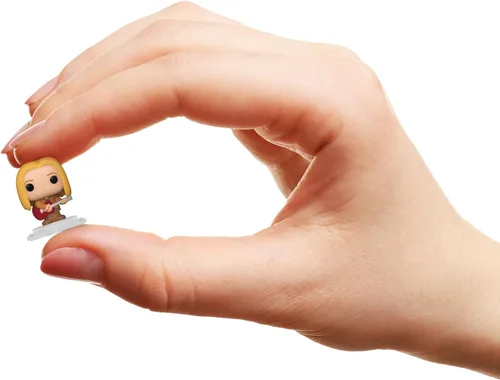 Vista 2 de Funko Bitty POP! Friends - Phoebe, paquete de 4 y una figura sorpresa mini misteriosa - 0.9 Pulgadas (2.2 Cm) coleccionable - Incluye estante