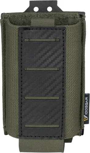 Vista 12 de IDOGEAR - Estuche táctico triple para Mag 5.56MM Molle, estuche para revistas de rifle con placa PP con patrón de fibra de carbono