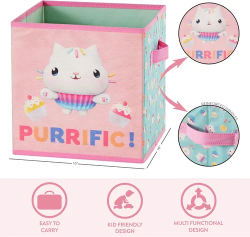 Vista 91 de Idea Nuova Marvel Avengers - Juego de dos espaciosos cubos de almacenamiento plegables, 10 x 10 pulgadas, Avengers / gris