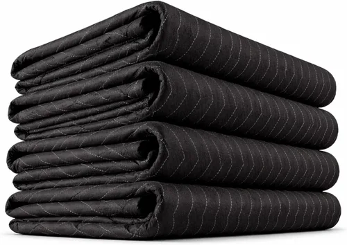 Vista 13 de US Cargo Control Mantas de mudanza 72"x80" MBDELUXE65 Econo Deluxe, (65 lb/docena de Peso), Mantas profesionales acolchadas grandes para mudanzas