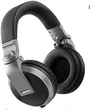 Vista 2 de Pioneer Auriculares Pro DJ DJ, plateado (HDJ-X5-S)