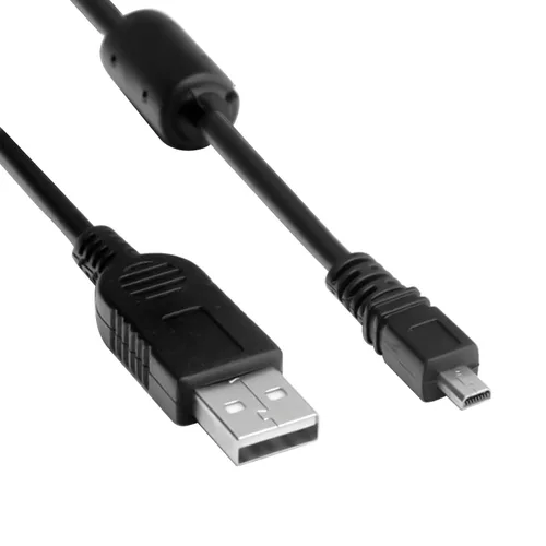 Cable de carga de sincronización de datos de transferencia de cámara USB de repuesto para Nikon Coolpix A300, A10, A100, L29, L31, L32, UC-e16