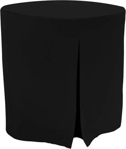 Vista 109 de Tablevogue Premium Mantel Redondo Ajustable Reutilizable para Eventos, 60 Pulgadas, Negro