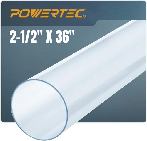 Vista 10 de POWERTEC Manguera flexible de recolección de polvo de PVC de 4" x 20' con 2 abrazaderas de manguera clave de acero inoxidable para sierra de mesa