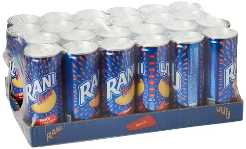 Vista 5 de Rani Float Bebida de jugo de frutas, piña, importada de Dubai, hecha con piezas de fruta real, baja en azúcar, 8 onzas, paquete de 24