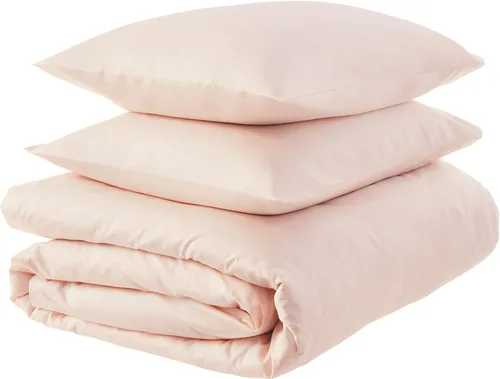 Vista 26 de Yaxa Aware Juego de fundas de almohada 100% algodón orgánico de 300 hilos, color rubor, estándar, paquete de 2, 32 x 20 pulgadas
