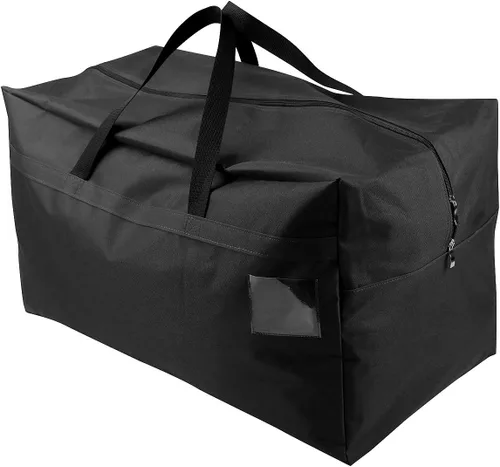 AMJ Bolsa Contenedora de Almacenamiento para Decoraciones de Navidad | Contiene Árboles de Navidad, Luces, Bolas etc, Bolsa de Abertura Superior Sin