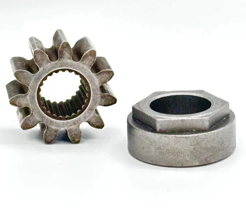 717-1554 741-04237A, 741-04237B Engranaje de piñón de dirección y buje compatibles con MTD Cub Cadet LT1046 Gusano de piñón de dirección y brida