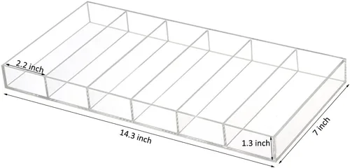 Vista 2 de Organizador de exhibición de gafas de sol acrílicas de grado