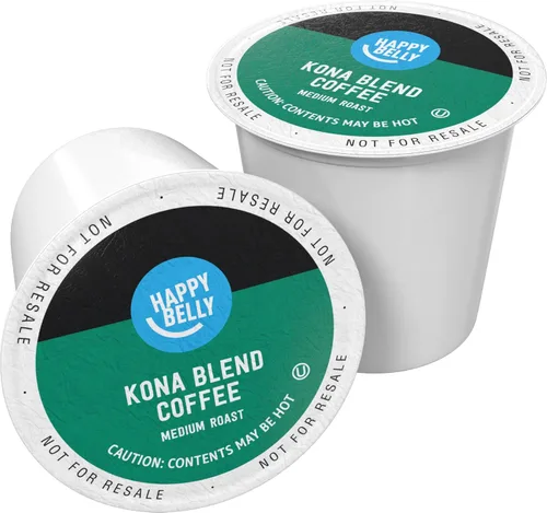 Vista 12 de Happy Belly, una marca de Amazon - Cápsulas de café de tostado medio, mezcla de casa, compatibles con cafeteras Keurig 2.0 K-Cup, 100