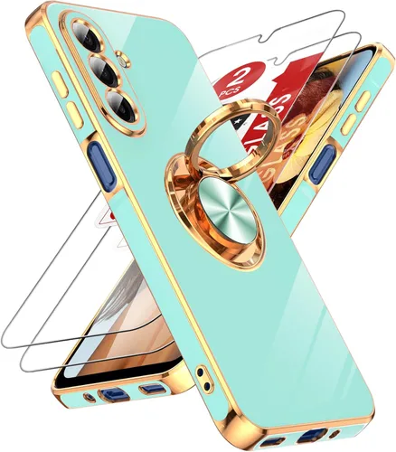 Vista 93 de LeYi Funda para iPhone XR: con Protector de Pantalla de Vidrio Templado [Paquete de 2] Soporte de Anillo Giratorio de 360°, Soporte Magnético