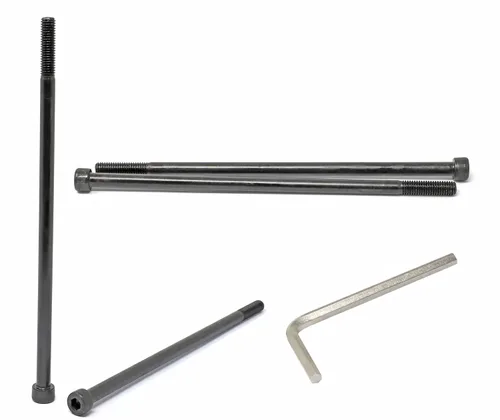 Vista 116 de iexcell - Juego de 100 tornillos de cabeza hexagonal M2 x 4 mm, paso de rosca 0.4 mm, acero de aleación grado 12.9, con acabado de óxido negro