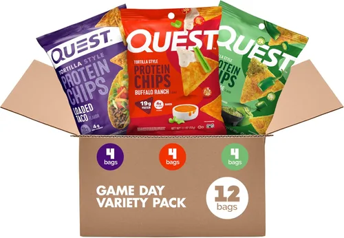 Vista 20 de Quest Nutrition Tortilla Style Protein Chips, Buffalo Ranch, 0.67 oz de proteína, 0.14 oz de carbohidratos netos, aperitivo de proteína sin gluten